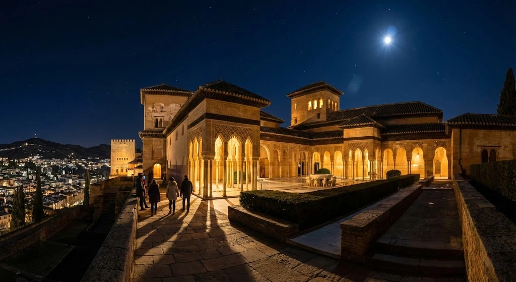 alhambra palace night tour attendance revenue